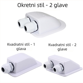 Plastični držač solarnjih panela za RV i jahte, ABS, 7-djelni set s kutijom za spojeve — Marka SY, Model Integrated, Materijal Plastika, Težina 2000 g