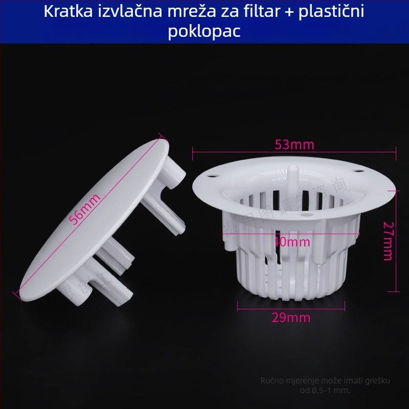Dodatak za stomatološki stol: keramični poklopac, plastični filter, staklena posuda i ventil