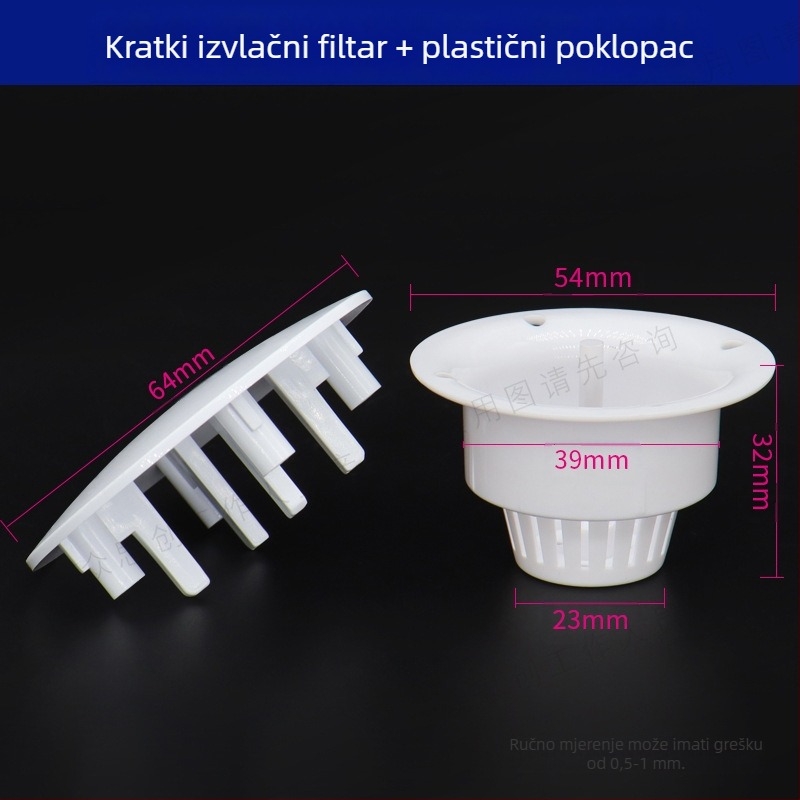 Dodatak za stomatološki stol: keramični poklopac, plastični filter, staklena posuda i ventil