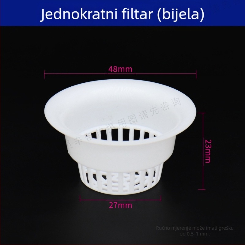 Dodatak za stomatološki stol: keramični poklopac, plastični filter, staklena posuda i ventil
