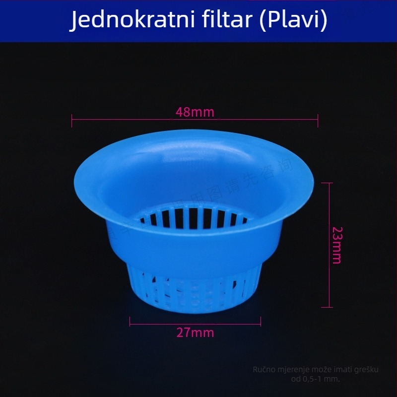 Dodatak za stomatološki stol: keramični poklopac, plastični filter, staklena posuda i ventil