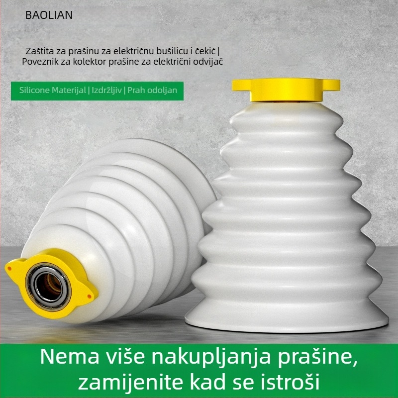 Kryt za prašinu za čekić bušilicu – plastika/guma, marka Insurance Union, dodatak za skupljanje prašine