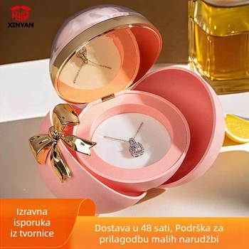 Magnetska okrugla kutija za nakit za prstene i lančiće | Plastično poklon pakiranje