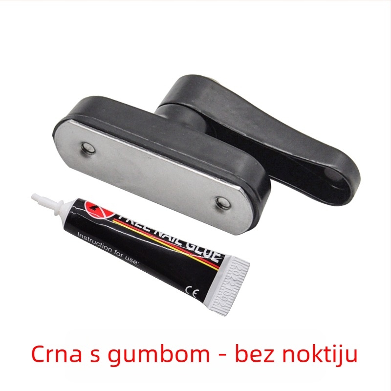 Brava tipa T za vrata i prozore, bez bušenja, od legure, s ključem, protiv krađe