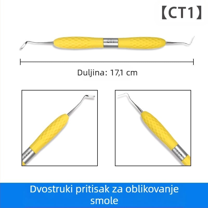Pinyue set za estetsku restauraciju dentalne smole s dvostrukom glavom alata za modeliranje, 146 g po setu, za odrasle