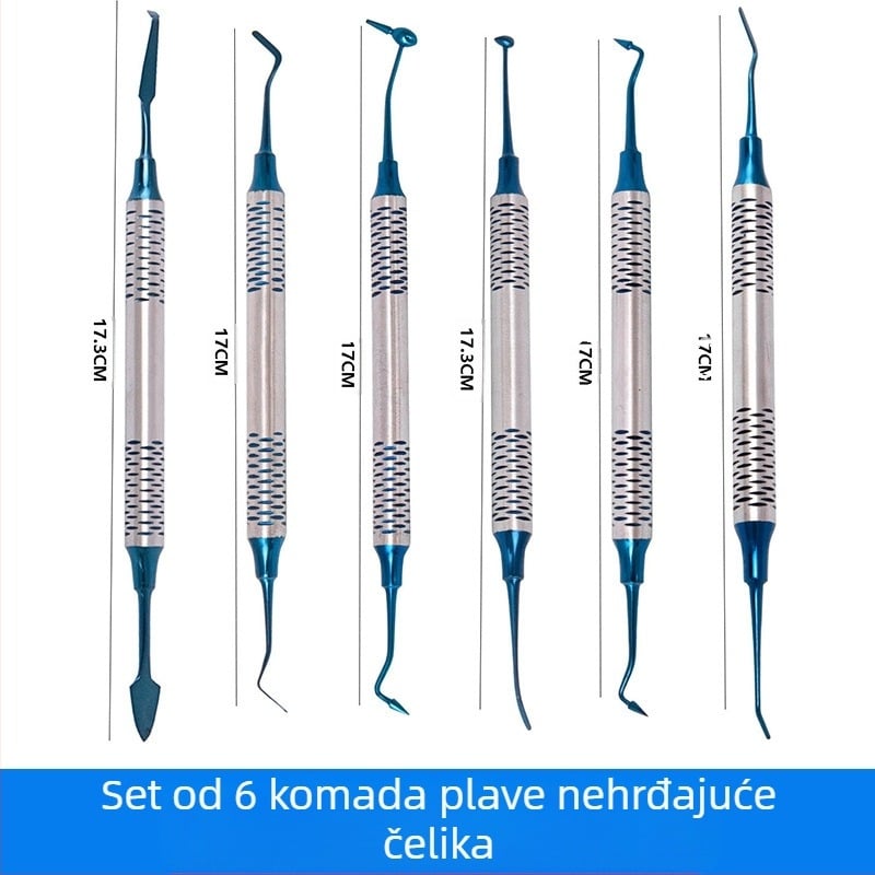 Pinyue set za estetsku restauraciju dentalne smole s dvostrukom glavom alata za modeliranje, 146 g po setu, za odrasle