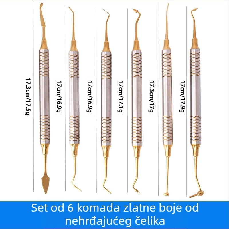 Pinyue set za estetsku restauraciju dentalne smole s dvostrukom glavom alata za modeliranje, 146 g po setu, za odrasle