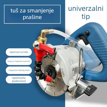 Uređaj za vodeni sprej za rezne strojeve s zaštitom od prašine i hlađenjem, univerzalno za kamen/mramor strojeve, dodatak za kutnu brusilicu