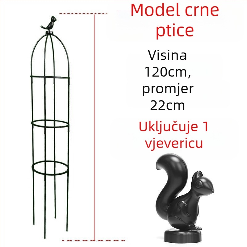 Vrtni okvir za penjačke ruže i Clematis, kišobran oblik konstrukcije, stalak za cvijeće u obliku gljive, podrška za zelene biljke za vanjsku upotrebu (Stil: Pastoralno; Temperatura rasta: Drugo; Vrste biljaka: Drugo)