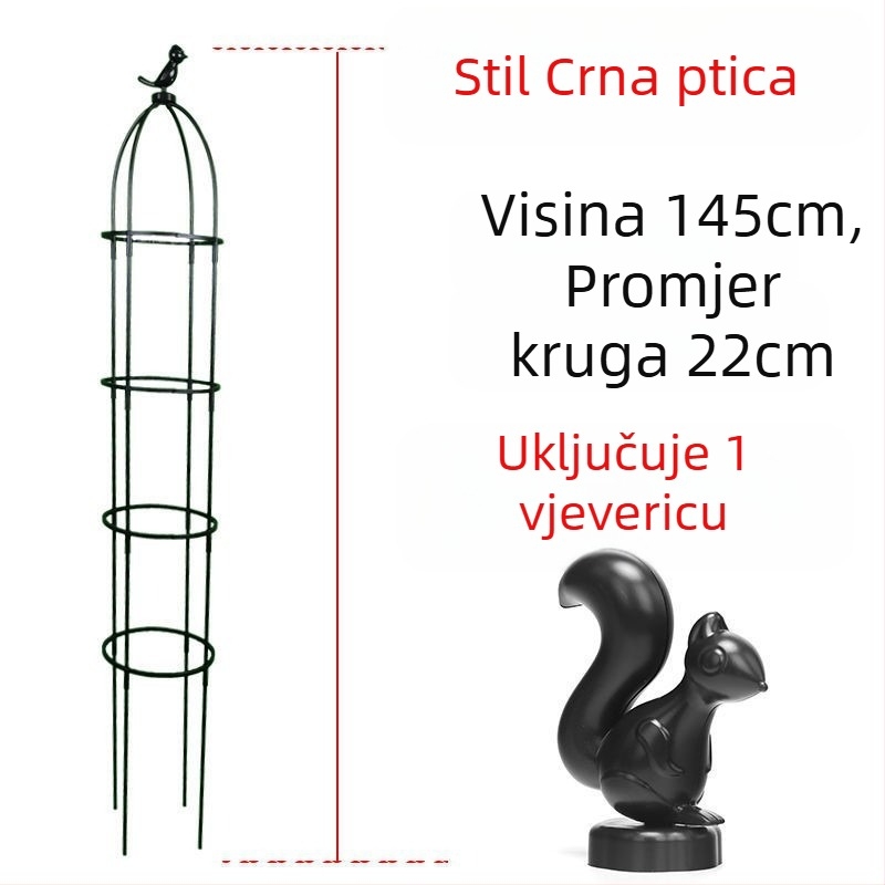 Vrtni okvir za penjačke ruže i Clematis, kišobran oblik konstrukcije, stalak za cvijeće u obliku gljive, podrška za zelene biljke za vanjsku upotrebu (Stil: Pastoralno; Temperatura rasta: Drugo; Vrste biljaka: Drugo)