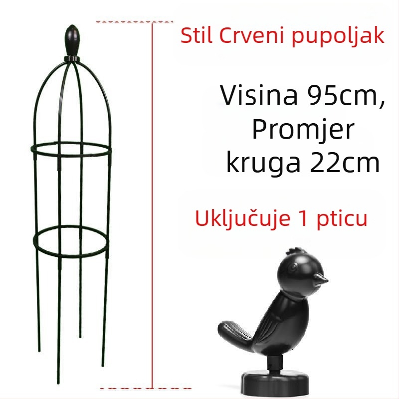 Vrtni okvir za penjačke ruže i Clematis, kišobran oblik konstrukcije, stalak za cvijeće u obliku gljive, podrška za zelene biljke za vanjsku upotrebu (Stil: Pastoralno; Temperatura rasta: Drugo; Vrste biljaka: Drugo)