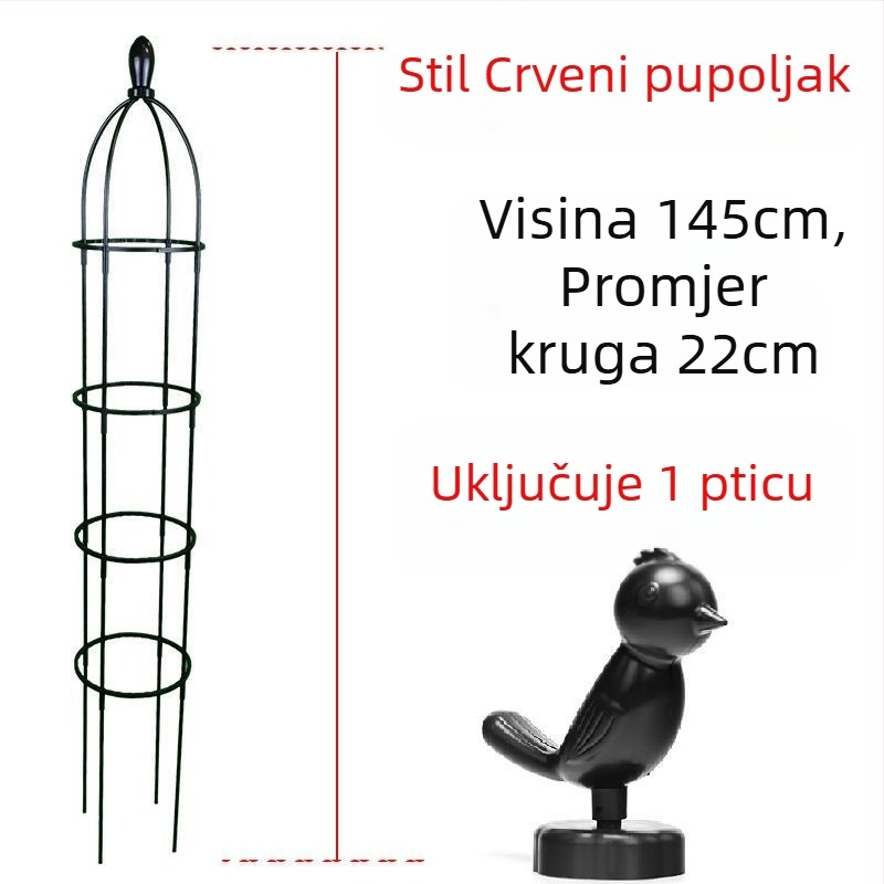 Vrtni okvir za penjačke ruže i Clematis, kišobran oblik konstrukcije, stalak za cvijeće u obliku gljive, podrška za zelene biljke za vanjsku upotrebu (Stil: Pastoralno; Temperatura rasta: Drugo; Vrste biljaka: Drugo)