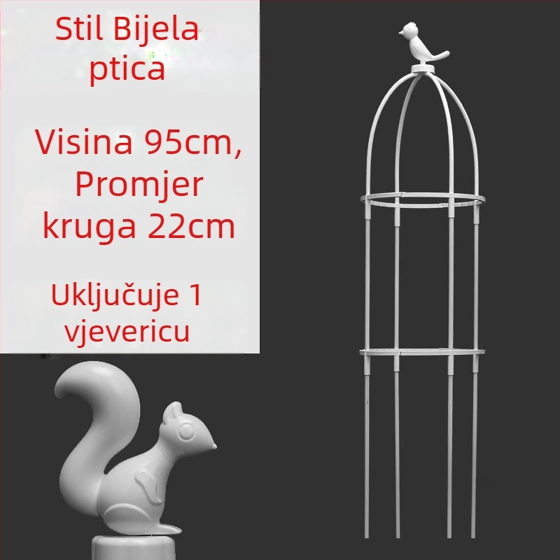 Vrtni okvir za penjačke ruže i Clematis, kišobran oblik konstrukcije, stalak za cvijeće u obliku gljive, podrška za zelene biljke za vanjsku upotrebu (Stil: Pastoralno; Temperatura rasta: Drugo; Vrste biljaka: Drugo)