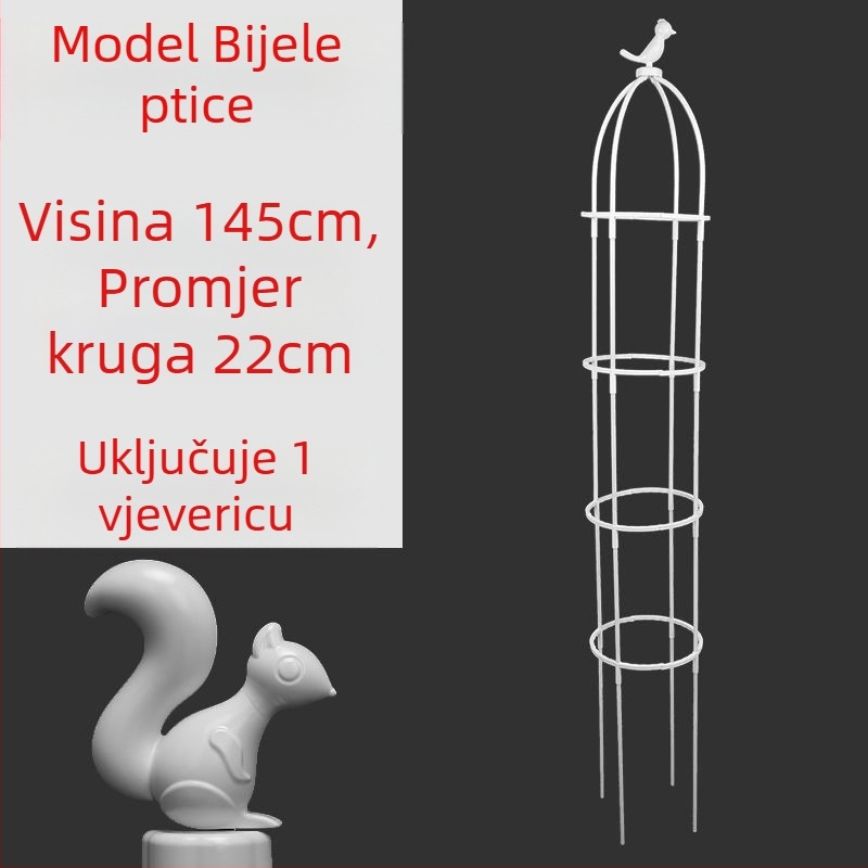 Vrtni okvir za penjačke ruže i Clematis, kišobran oblik konstrukcije, stalak za cvijeće u obliku gljive, podrška za zelene biljke za vanjsku upotrebu (Stil: Pastoralno; Temperatura rasta: Drugo; Vrste biljaka: Drugo)