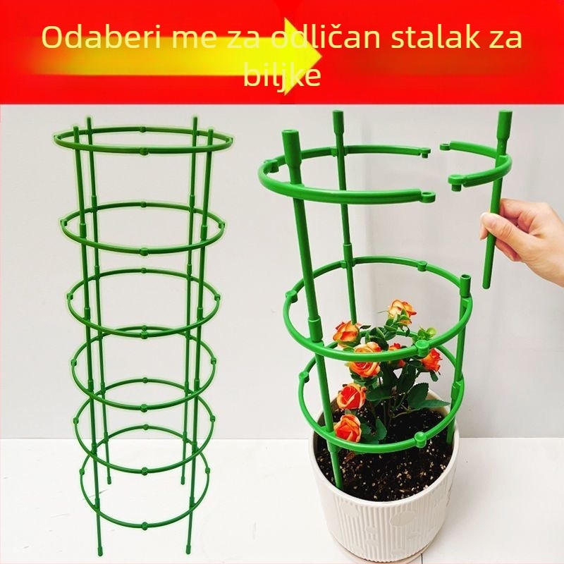 FURUN Stalak za cvijeće, plastični, stacionaran na podu, minimalistički stil, kućno vrtlarenje
