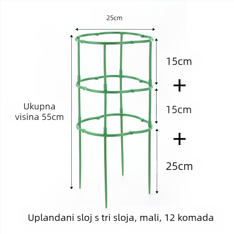 FURUN Stalak za cvijeće, plastični, stacionaran na podu, minimalistički stil, kućno vrtlarenje
