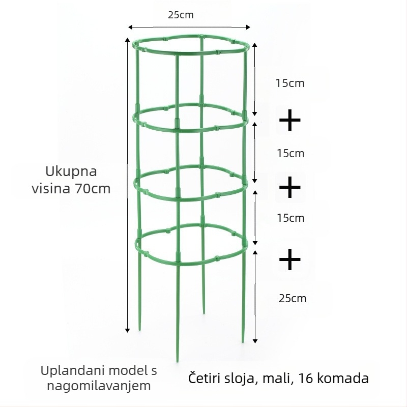 FURUN Stalak za cvijeće, plastični, stacionaran na podu, minimalistički stil, kućno vrtlarenje