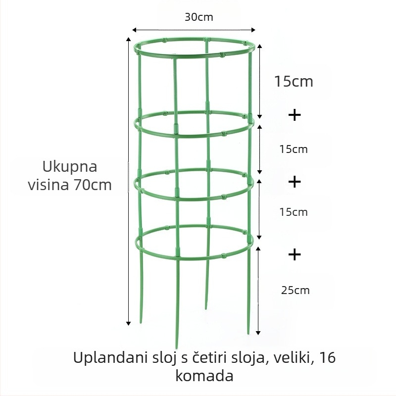 FURUN Stalak za cvijeće, plastični, stacionaran na podu, minimalistički stil, kućno vrtlarenje
