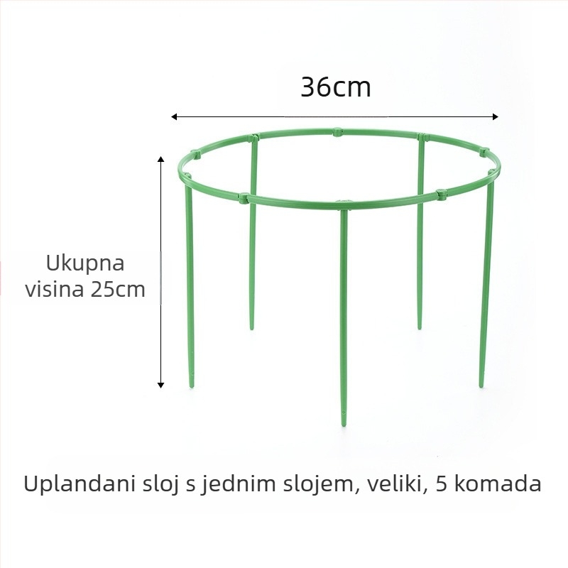 FURUN Stalak za cvijeće, plastični, stacionaran na podu, minimalistički stil, kućno vrtlarenje