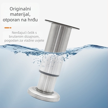 Podesive noge za namještaj – Qiaoju qiaojian hardware, model QJDL-BXGGJ-7, materijal: nehrđajući čelik / hladno valjani čelik, pogodna za ormariće i sofe, stil: moderni minimalistički