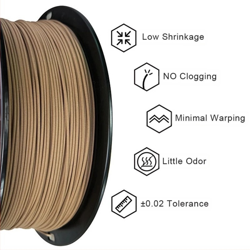 PLA filament za 3D printer, točnost ispisa 0,4 mm, težina 1,35 kg