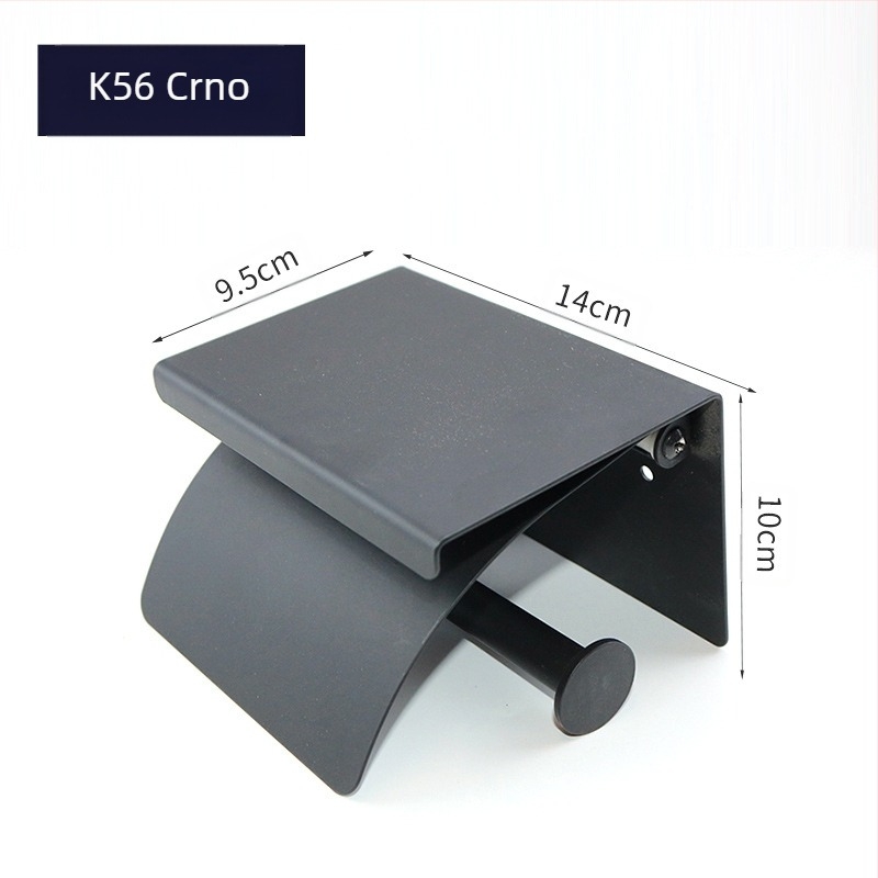 Huanuo držač toaletnog papira od nehrđajućeg čelika 304, kvadratnog oblika, zrcalni završetak, moderni minimalistički stil