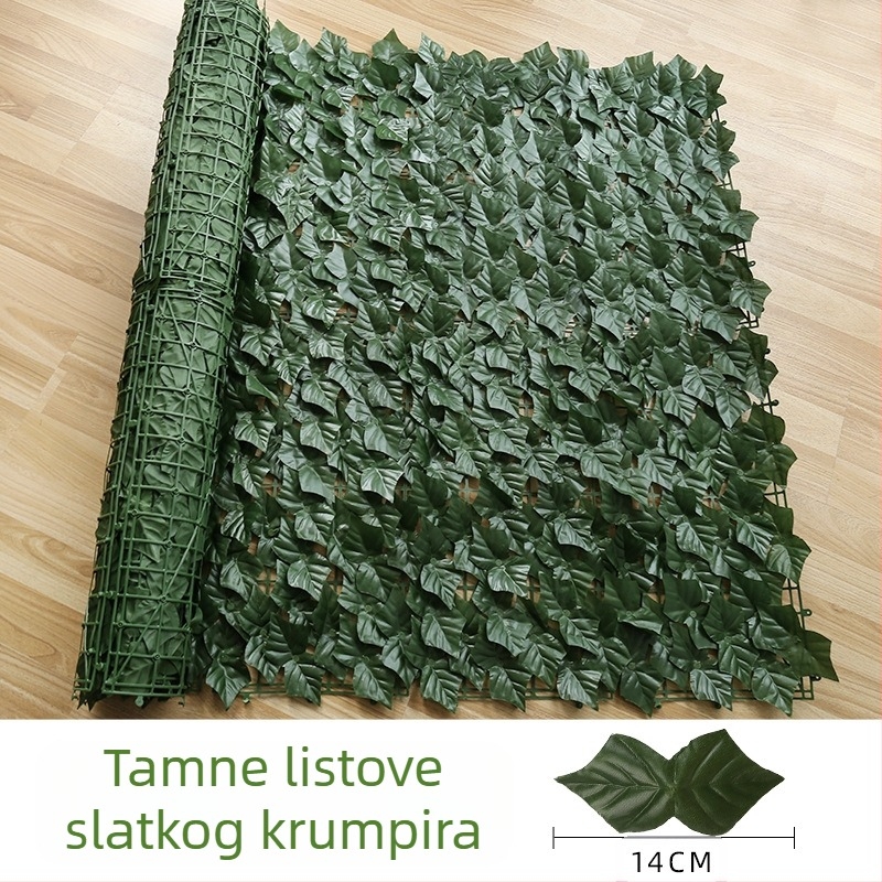 Umjetni panel od lišća za balkon i vanjsku dekoraciju