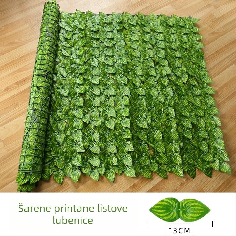 Umjetni panel od lišća za balkon i vanjsku dekoraciju
