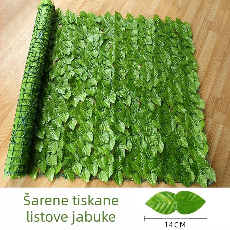 Umjetni panel od lišća za balkon i vanjsku dekoraciju