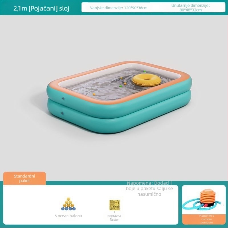 Zhilan nafukani dječji bazen – unutarnja i vanjska upotreba, za djecu