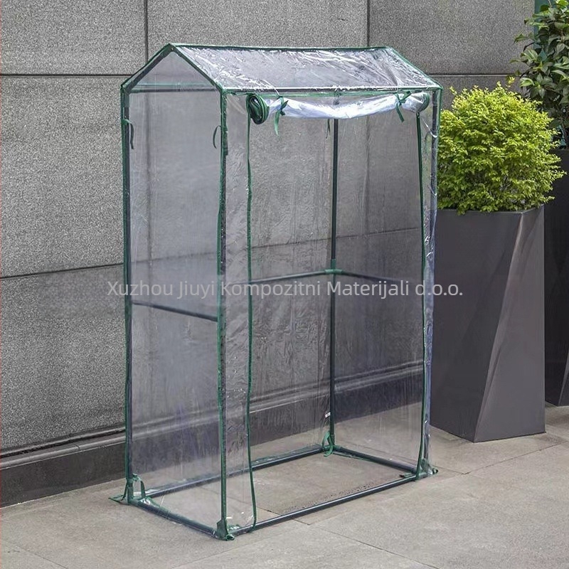 Vanjski staklenik za povrće i cvijeće sa sjenilom, vodootpornošću i izolacijom za balkon i vrt