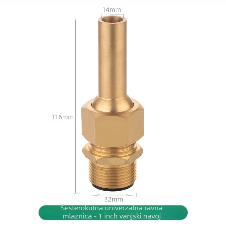 Bakrena fontana mlaznica ukras, atomizirana, za kućnu upotrebu, s mogućnošću podešavanja ventila, za pejzažne vodene elemente i stupce vode na trgu