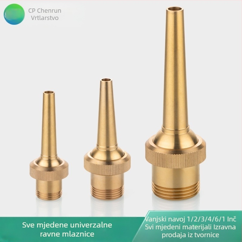 Bakrena fontana mlaznica ukras, atomizirana, za kućnu upotrebu, s mogućnošću podešavanja ventila, za pejzažne vodene elemente i stupce vode na trgu