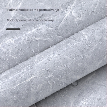 Samoljepljiva PET zidna naljepnica, imitacija mramora, otporna na masnoće i visoke temperature, kuhinjski zidni dekor