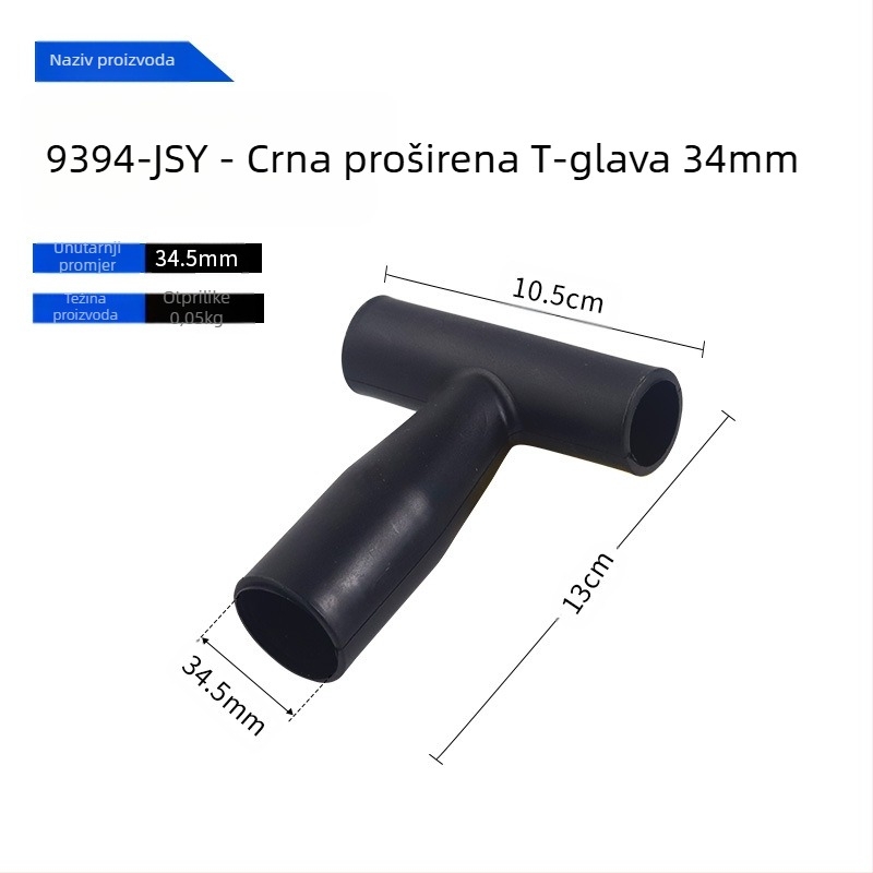 Lopatina drška tipa T/D s debelom plastičnom glavom i drvenom drškom za poljoprivredne alate