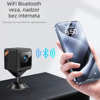 W02 akcijska kamera s 1080p videom, 140° široki kut, noćno snimanje, WiFi i Bluetooth.