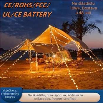 Solarni LED niz za vanjsku upotrebu, IP65 vodootporan, dekor za odmor Bubble Ball dizajn, 5000 lm, model LM0009