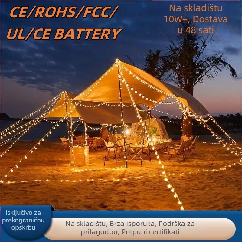 Solarni LED niz za vanjsku upotrebu, IP65 vodootporan, dekor za odmor Bubble Ball dizajn, 5000 lm, model LM0009
