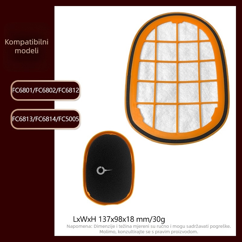 Filtr usisavača Philips NET Platinum JB-FLP5005 – Kompatibilan s FC5005 i modelima 6801–6814