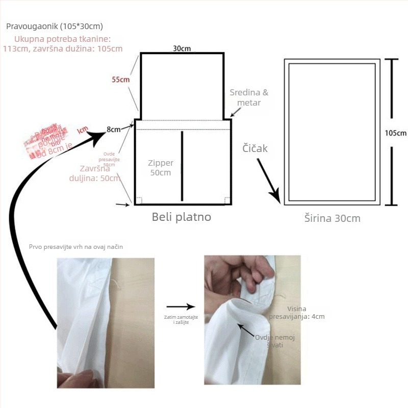 Platno za brtvljenje prozorskog klima-uređaja — Vodootporno, protiv komaraca, zaštita od izravnog protoka zraka; Materijal: kemijska vlakna; Marka: Boxin