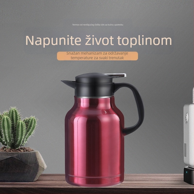 Termos boca s velikim otvorom, unutarnja 304 / vanjska 201 nehrđajućeg čelika, vakuumska izolacija, ispis logotipa