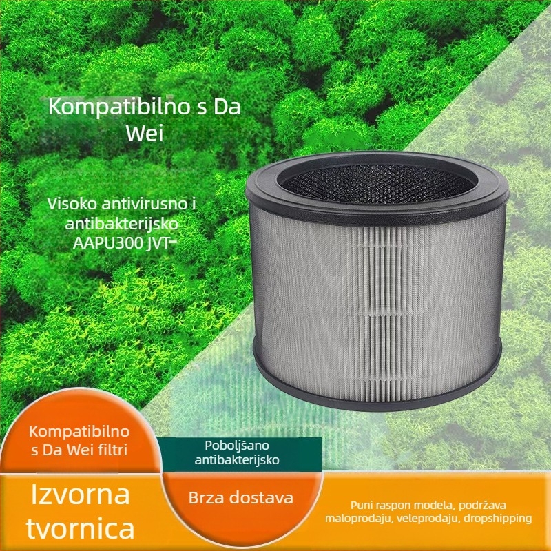 HT HuanTuo filter za pročišćavanje zraka s HEPA antibakterijskim elementom i aktivnim ugljenom, kompatibilan s Winix AAPU300/AAPU300-JVT