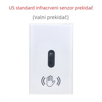 Infracrveni senzorni prekidač s gestom ruke, za unutarnji dekor, 100–277V AC