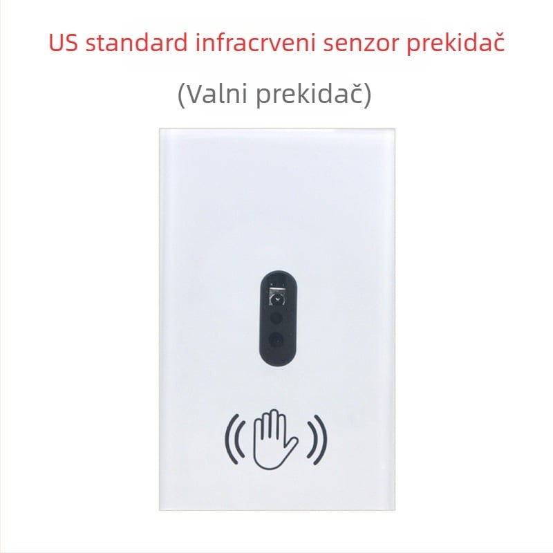 Infracrveni senzorni prekidač s gestom ruke, za unutarnji dekor, 100–277V AC
