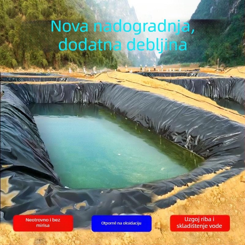 Vodootporna tkanina za ribnjake i spremnike – pojačana debela tkanina za uzgajanje riba i skladištenje vode