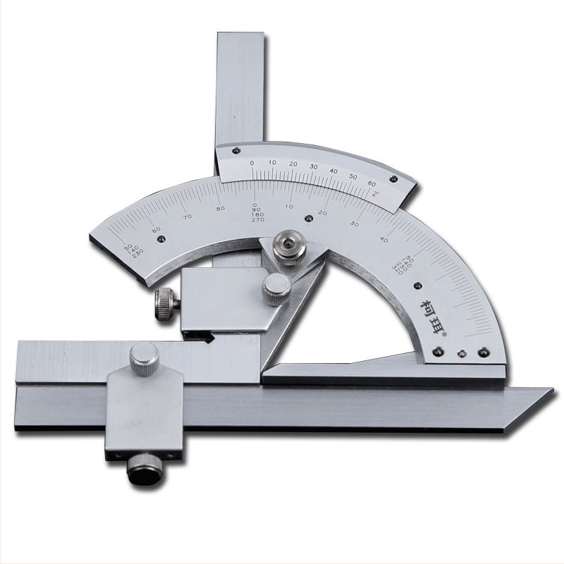 KERTNC neutralni univerzalni kutni ravnalo i protractor, 0-320° i 360°