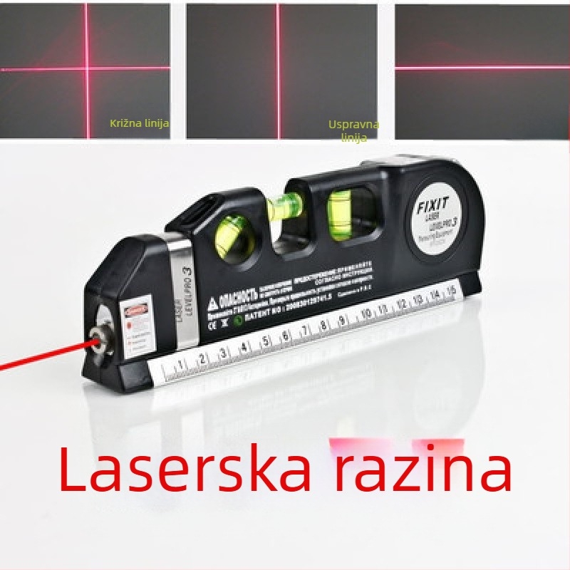 Laserska razina LV03 — bez magneta, infracrveno mjerenje