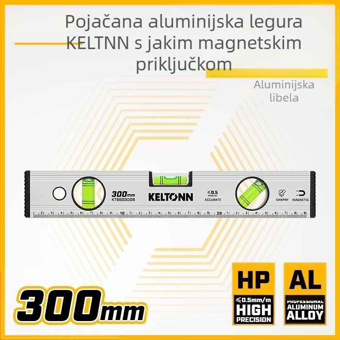 KATA Kaida magnetski nivelačni ravnalo, višefunkcionalno mjerenje nagiba, visoka preciznost, model 6603