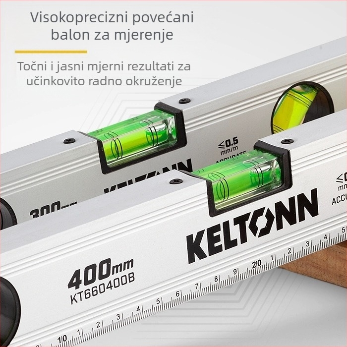 KATA Kaida magnetski nivelačni ravnalo, višefunkcionalno mjerenje nagiba, visoka preciznost, model 6603