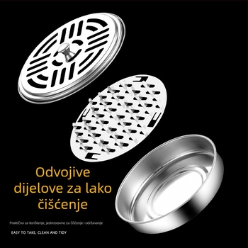 Nehrđajući čelična kutija za komarce spirale, otporna na vjetar; višekratna upotreba; mogućnost otiska loga